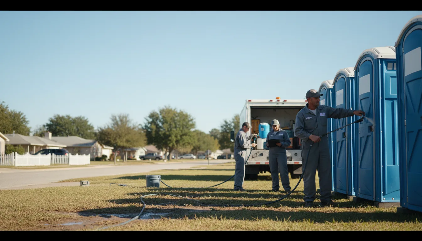 Long-Term Portable Toilet Rental in Sandyville, OH near me